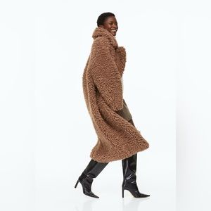 RARE H&M Teddy Coat | M